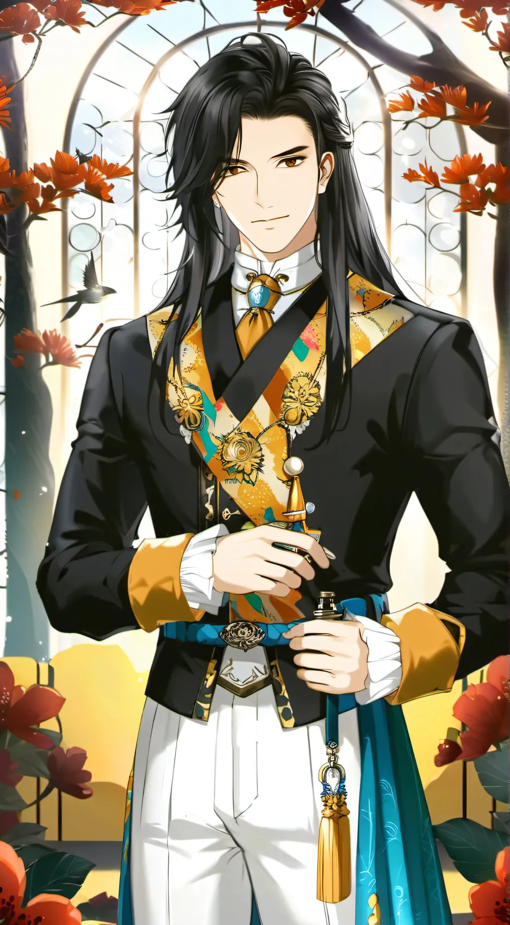 ai character: ash background