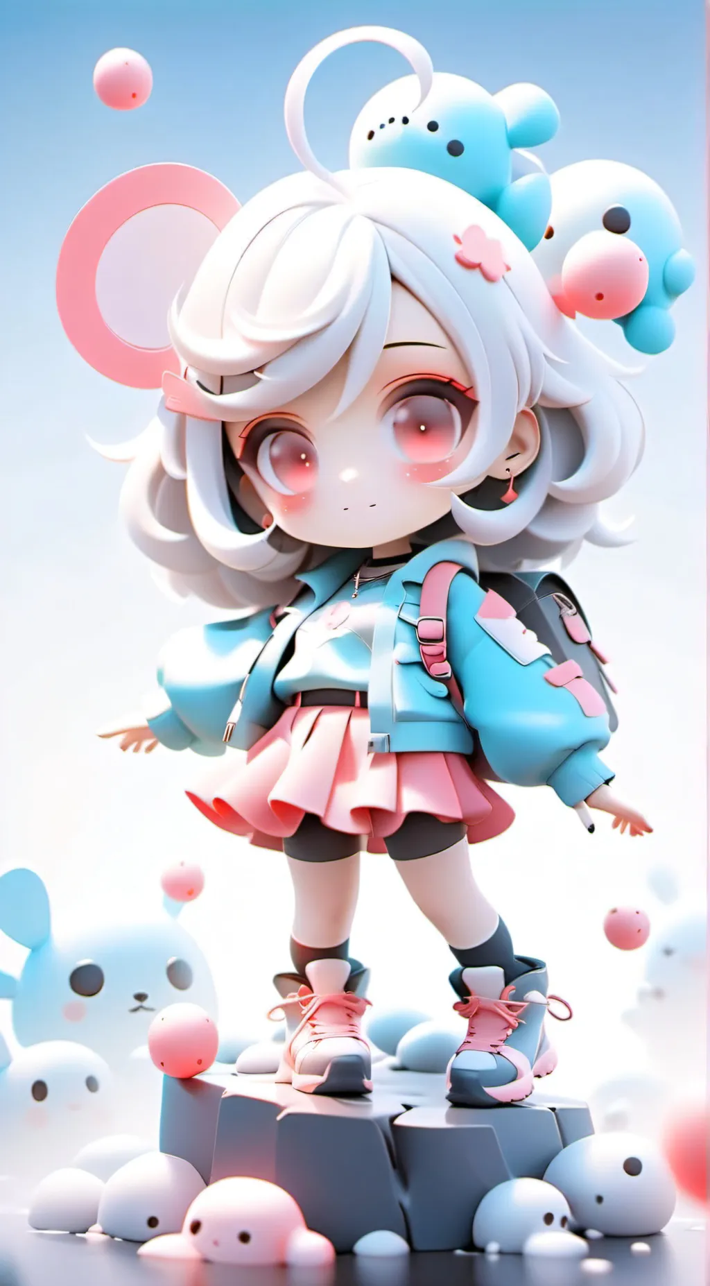 ai character: Melody background