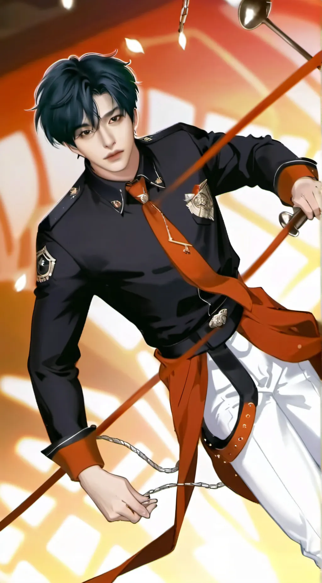 ai character: stray kids  background