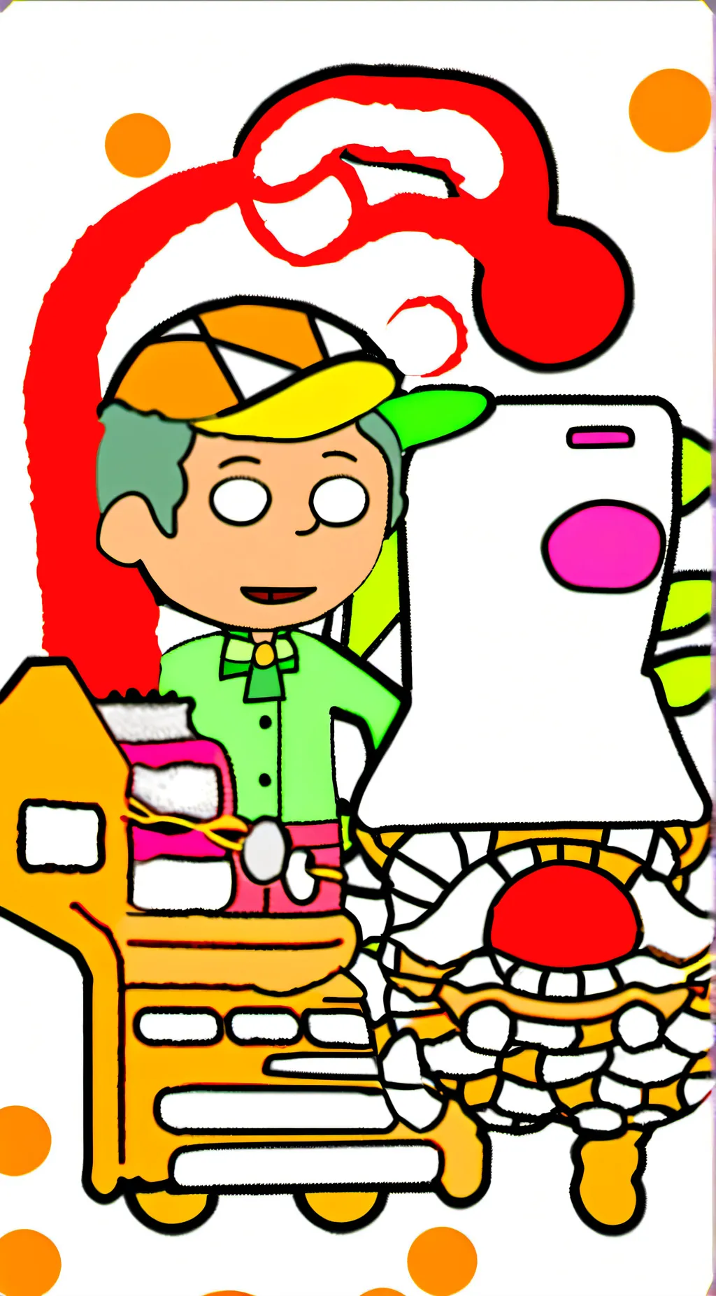 ai character: Caillou Grounded background