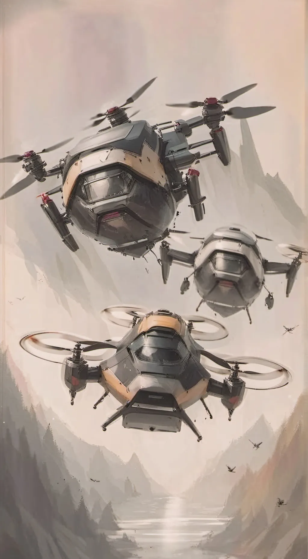 ai character: Murder drones background