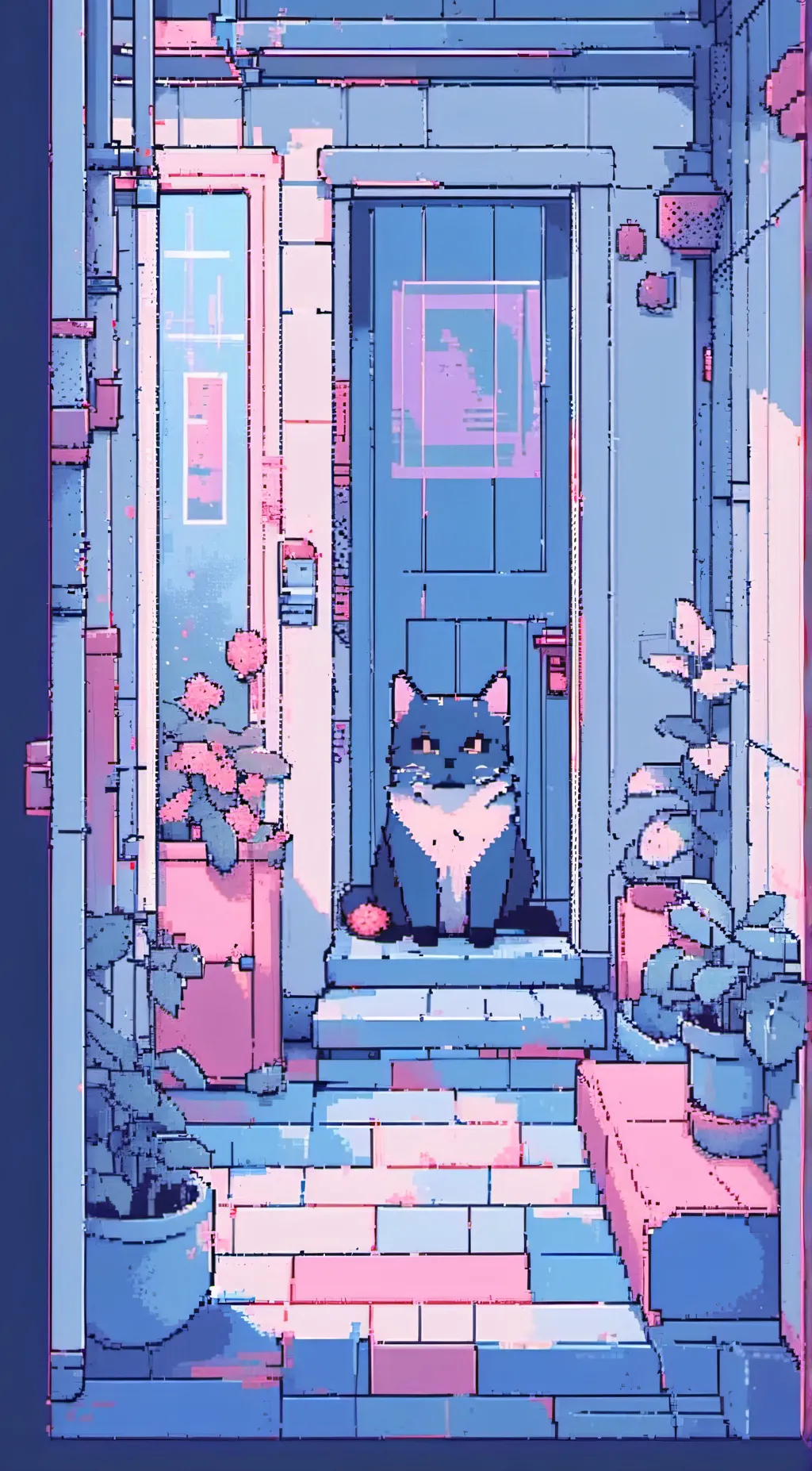 ai character: Catnap on ur porch background