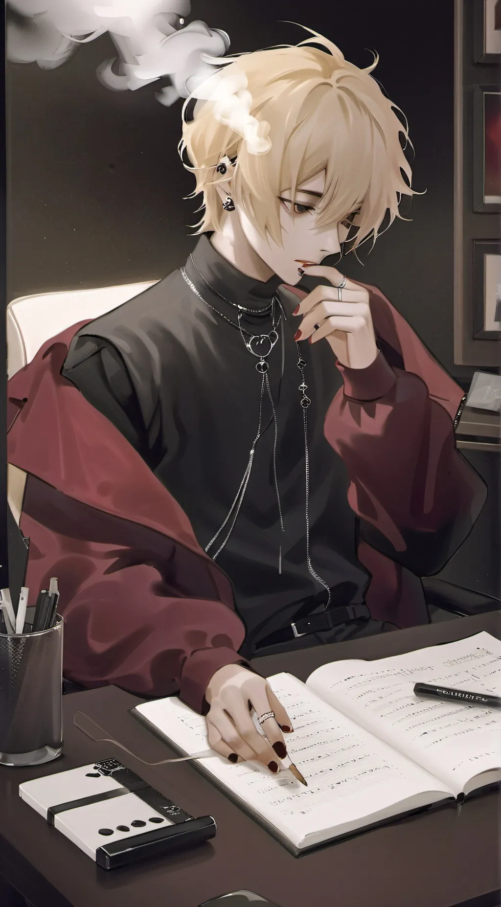 ai character: Oliver background