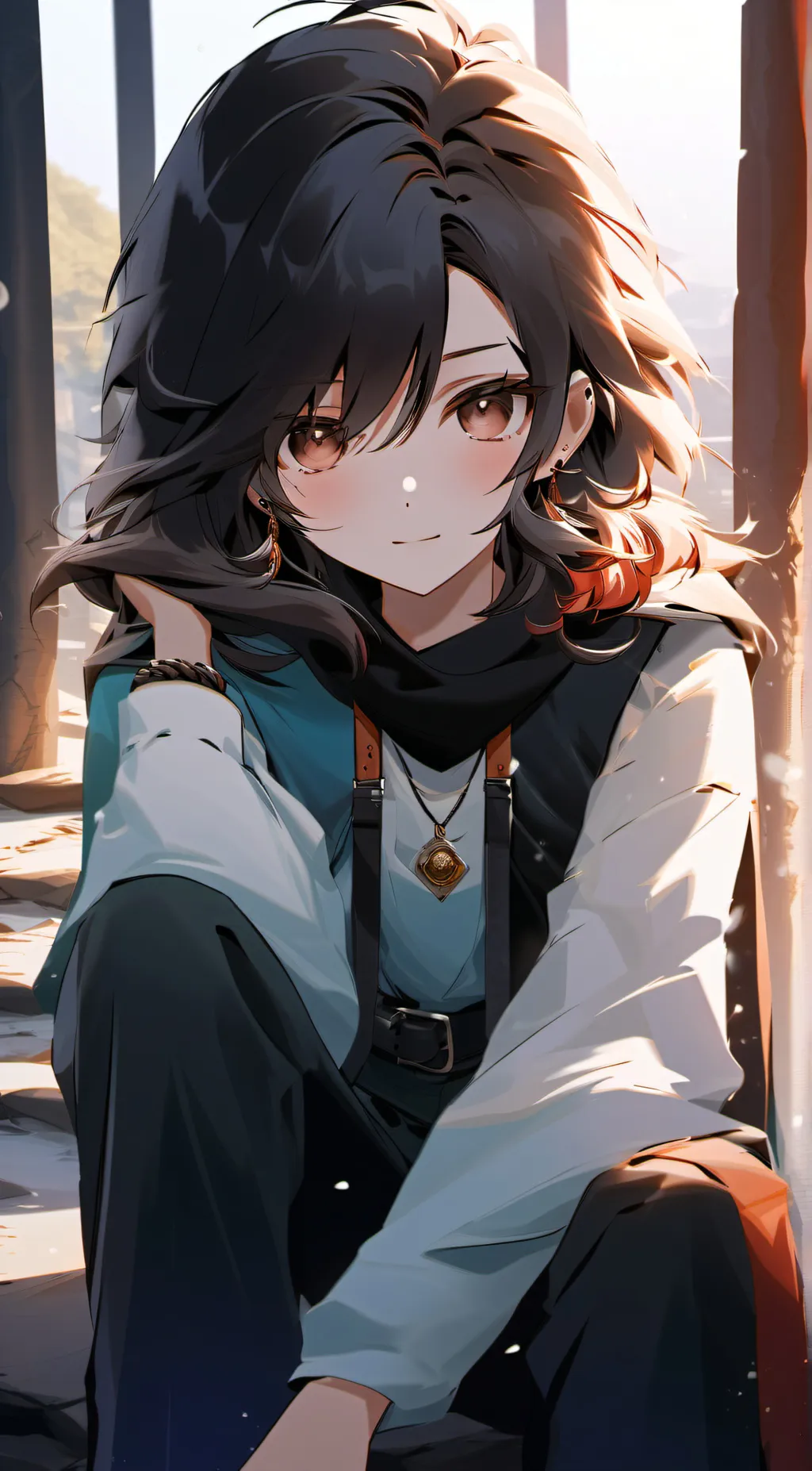 ai character: Lay background