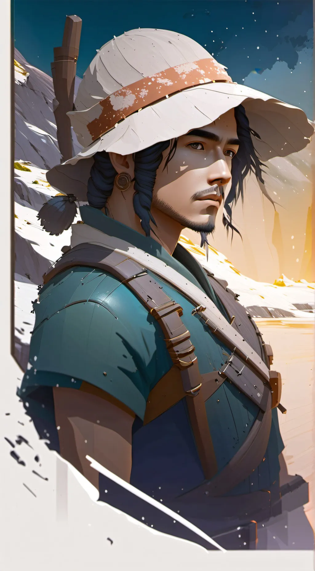 ai character: chris  background