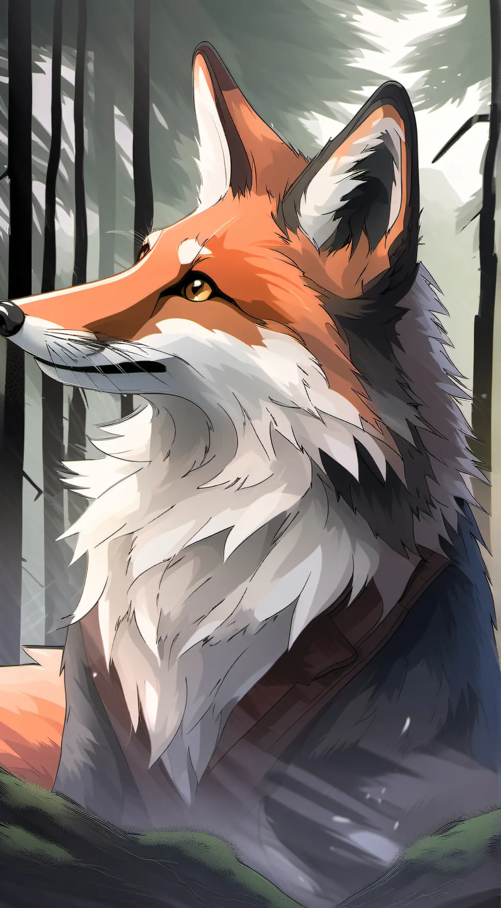 ai character: Therian fox background