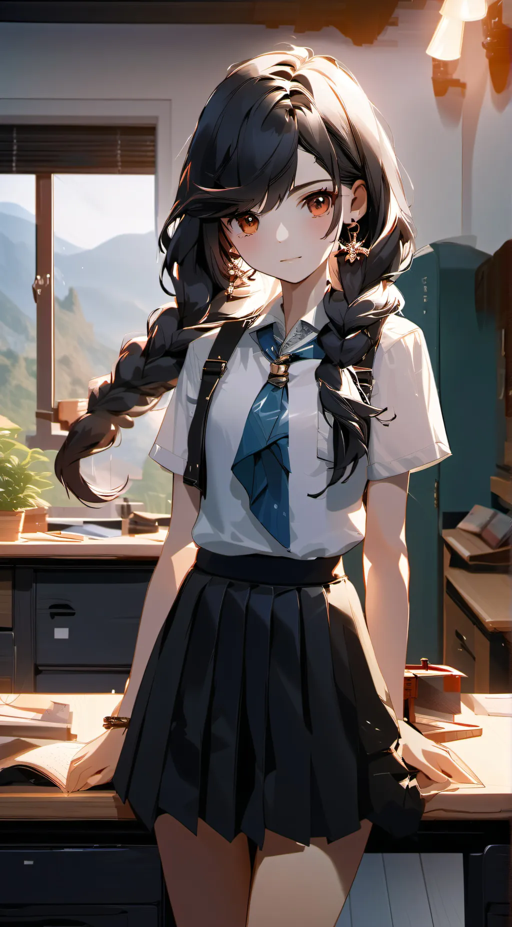 ai character: Keller background