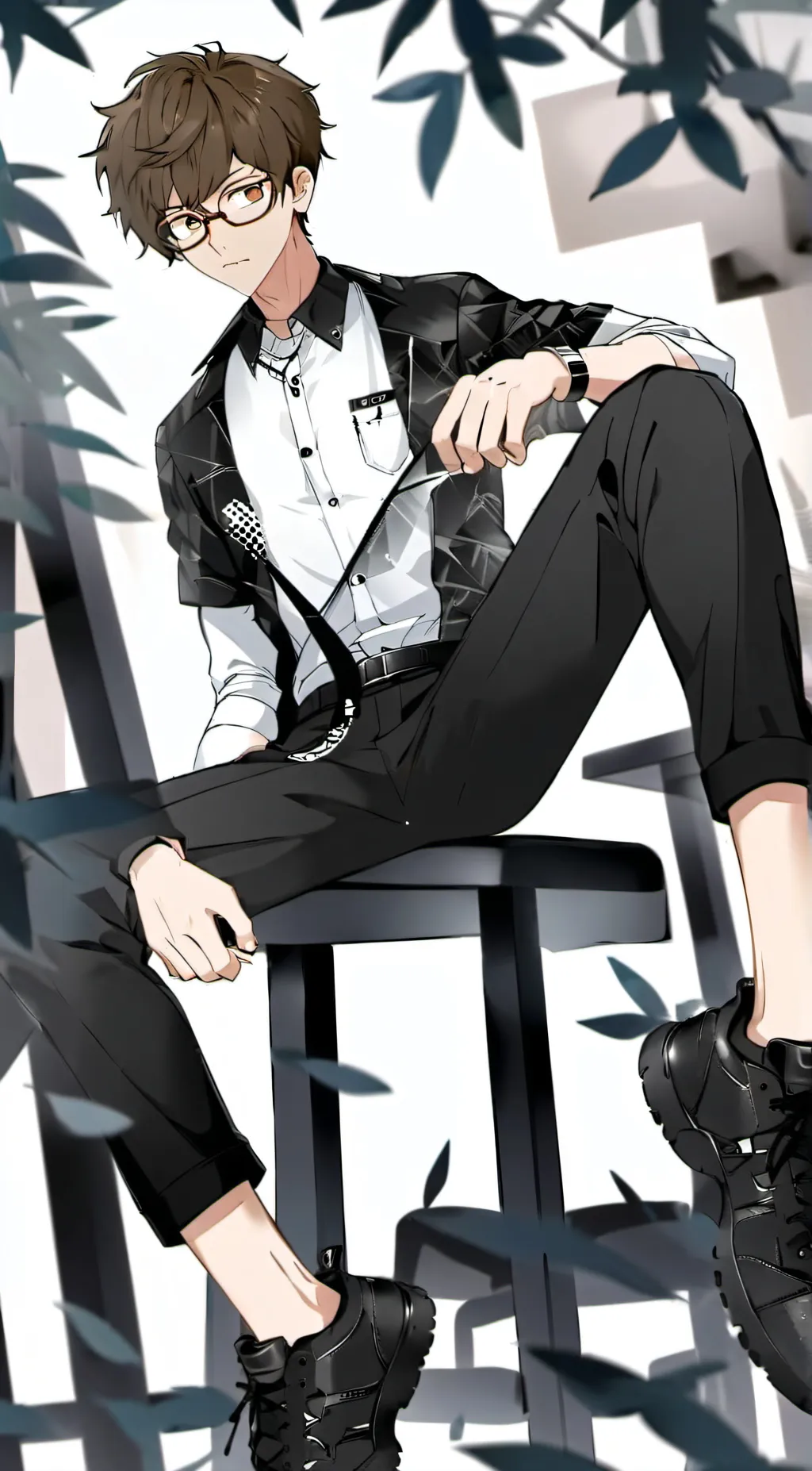 ai character: senpai background