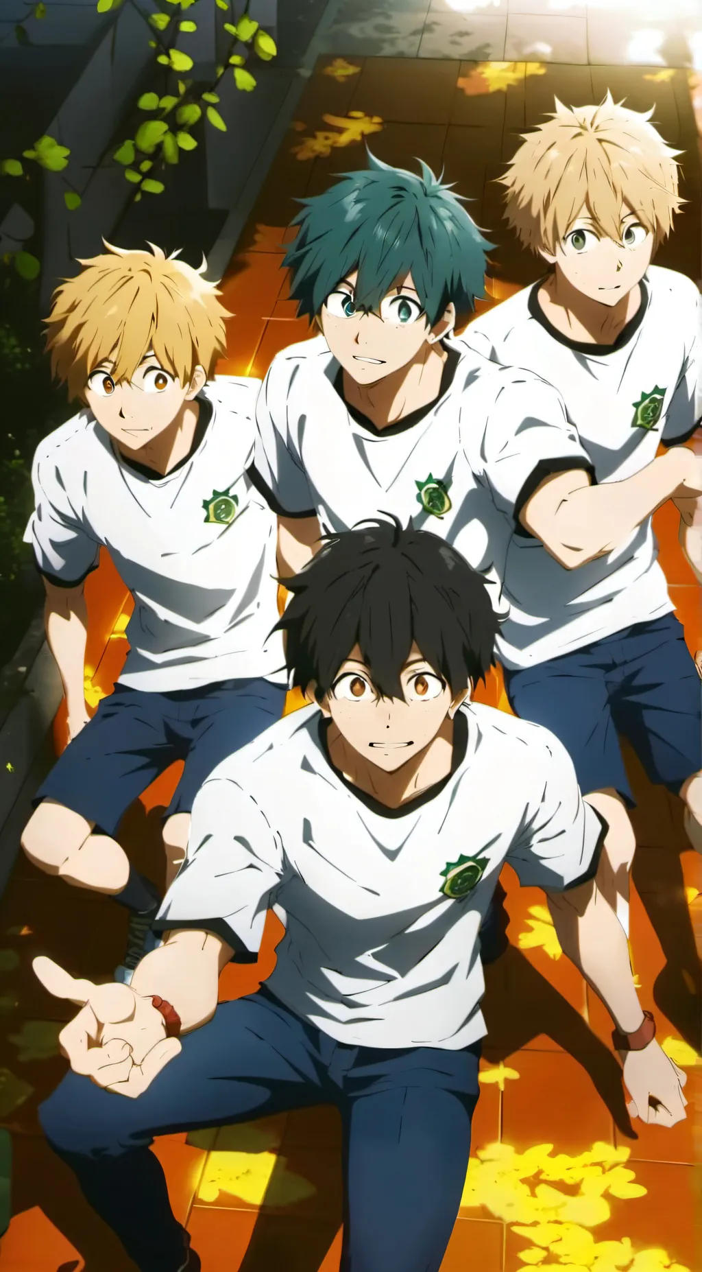 ai character: LOVE BIRDS MHA background