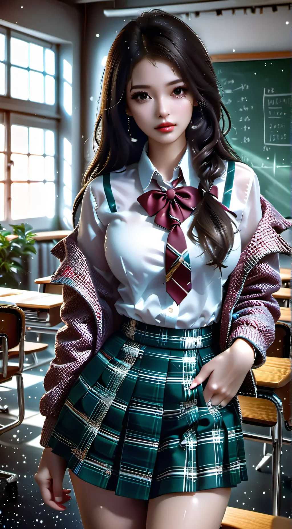 ai character: Kaylie  background