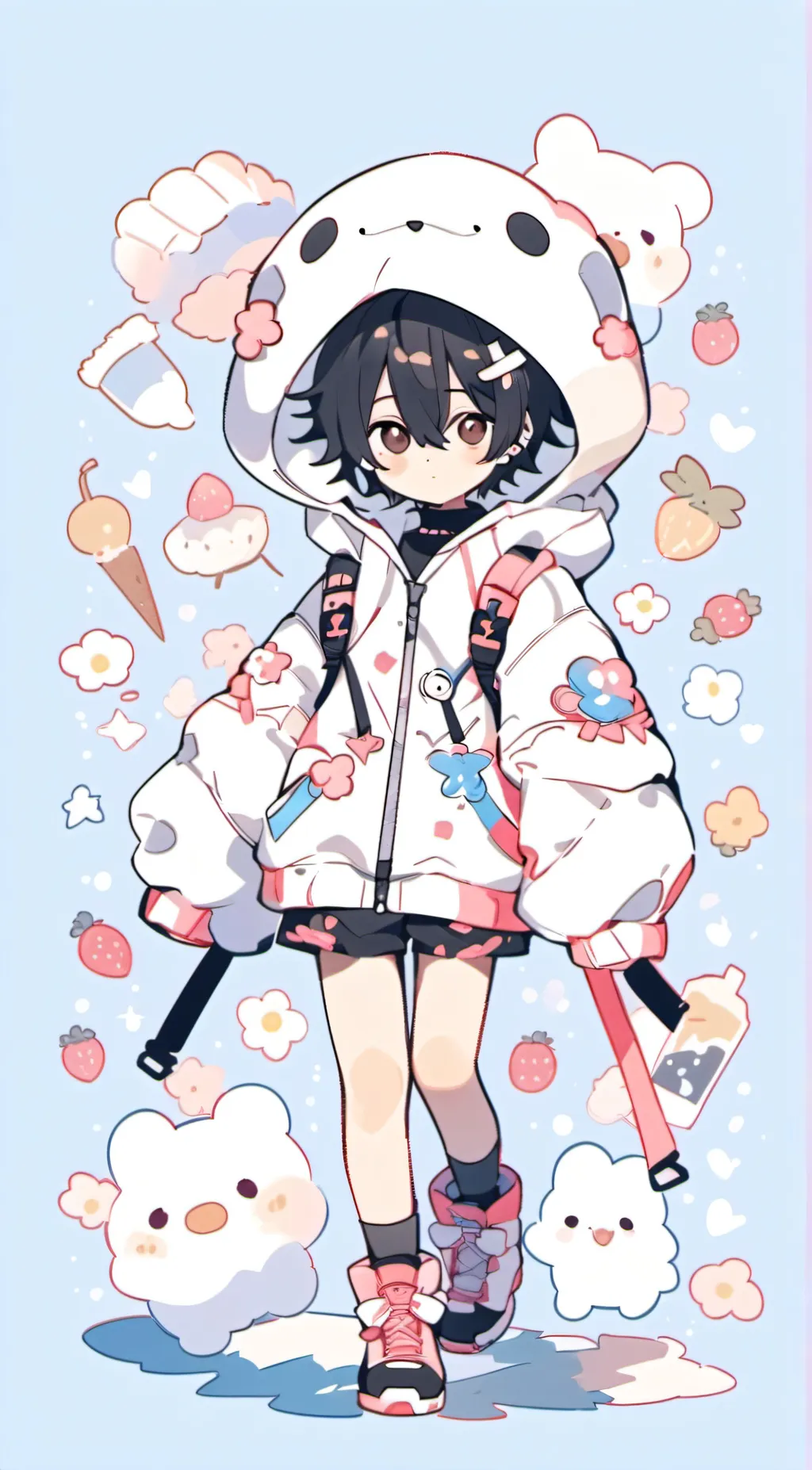 ai character: Zach  background