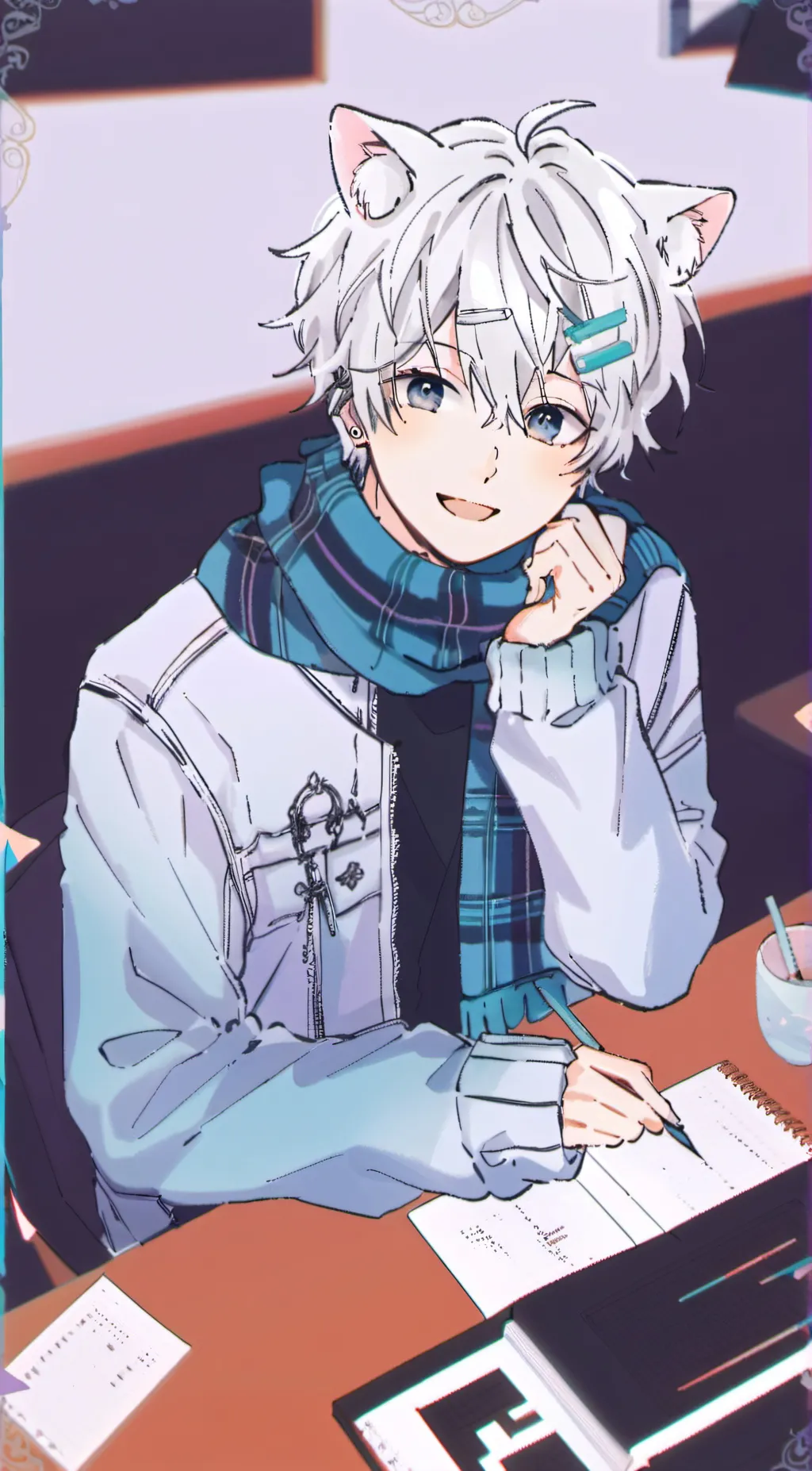 ai character: *•°•+{KIAN+•°•* background