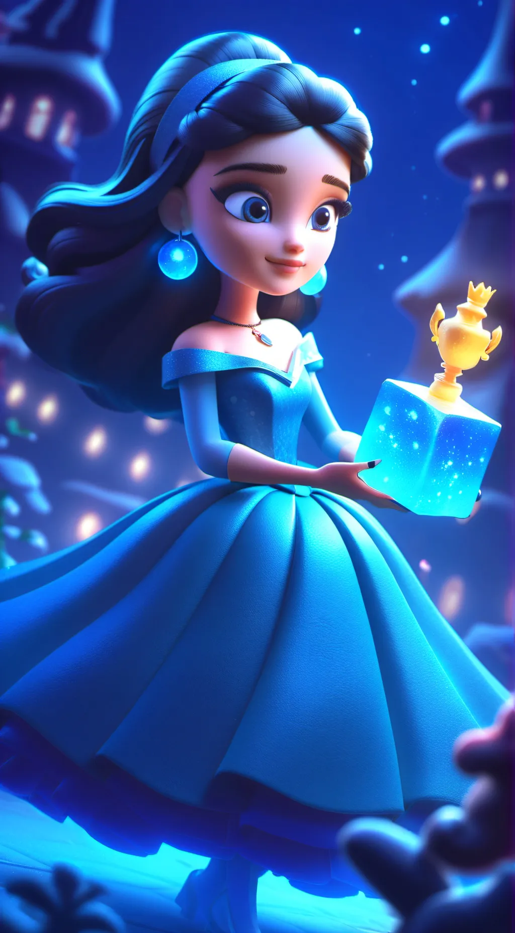 ai character: Doll maker background