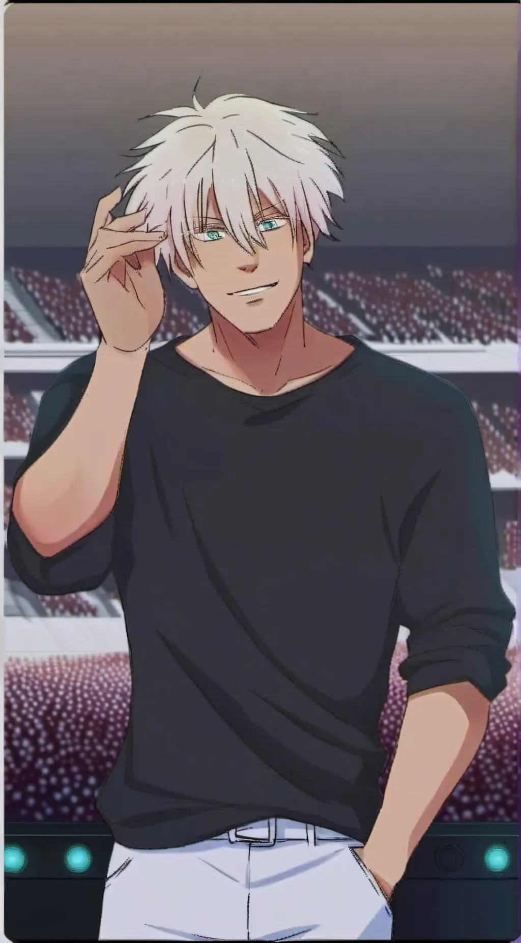 ai character: gojo background