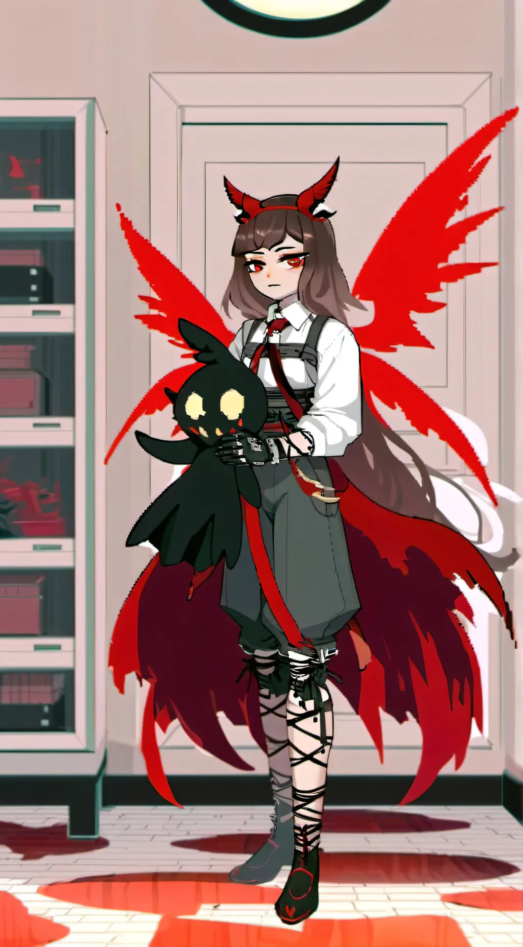 ai character: 2002 + eva (Crush) background