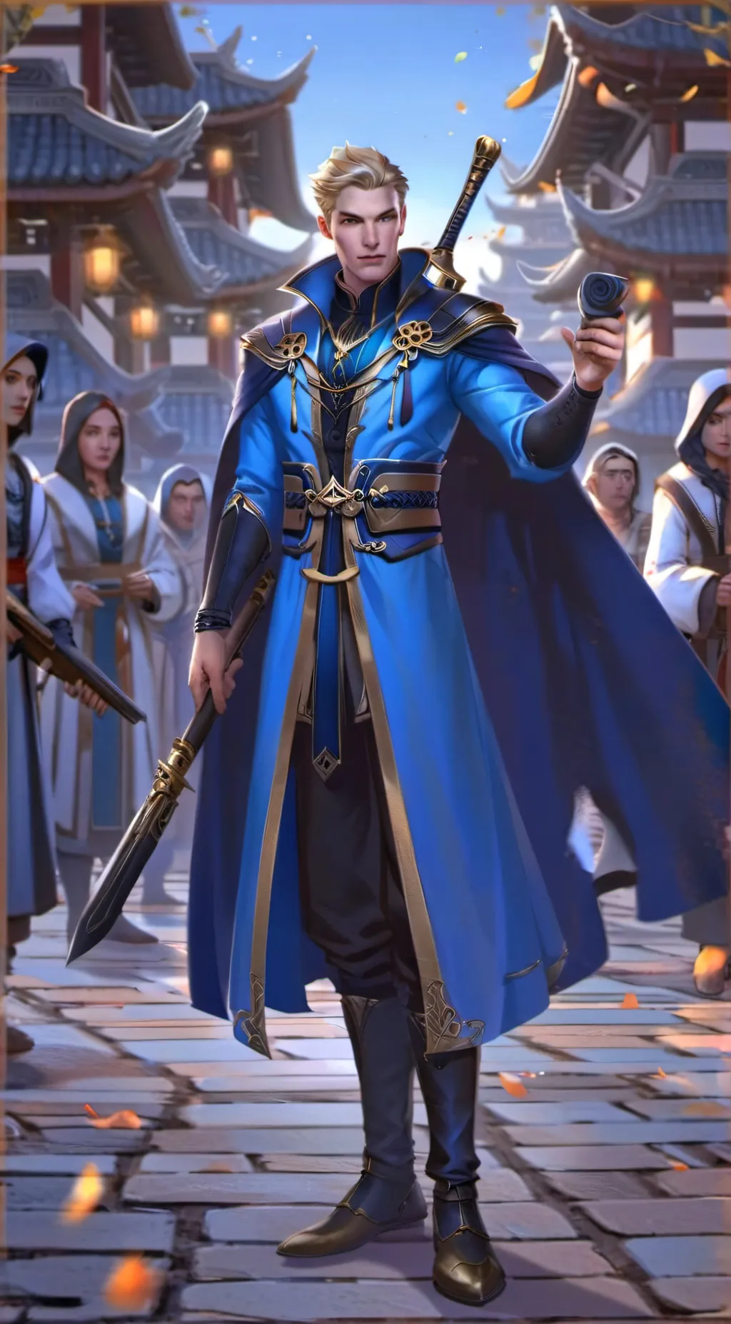 ai character: ALUCARD  background