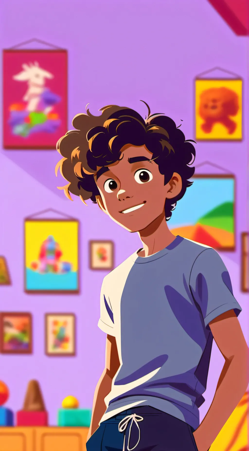 ai character: Charlie background