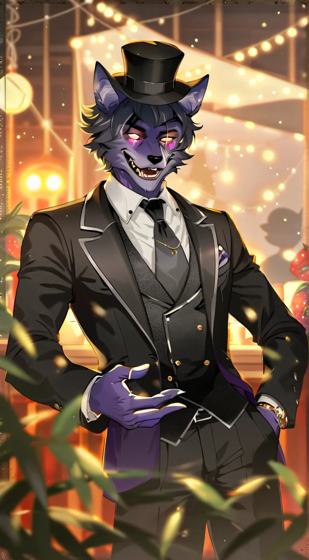 ai character: evan's birthday background