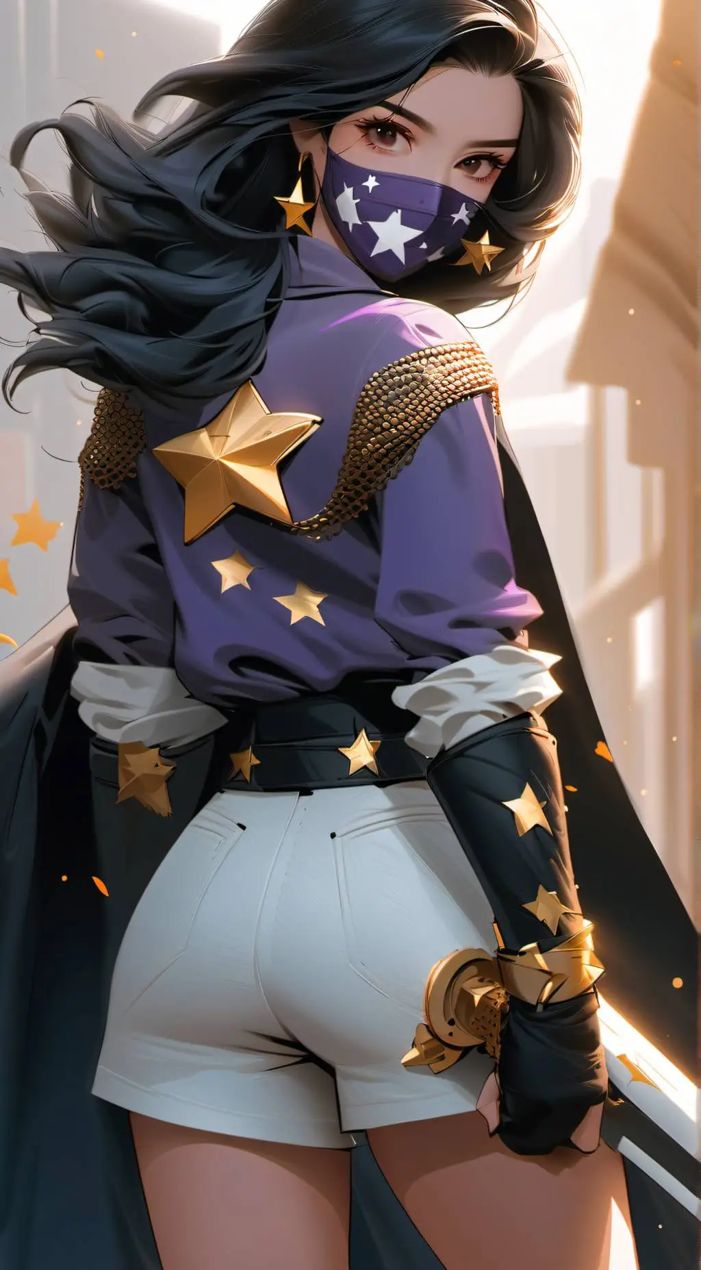 ai character: mariya honey background