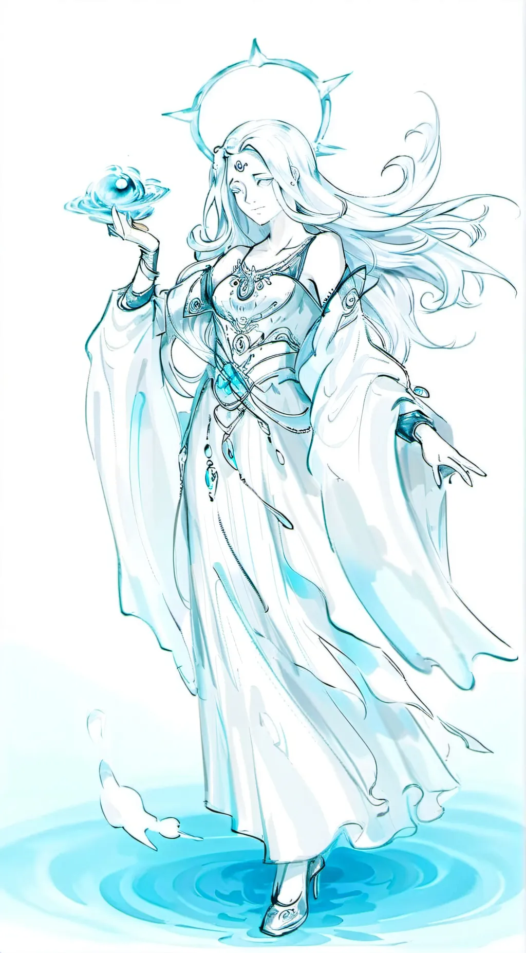 ai character: Aura background