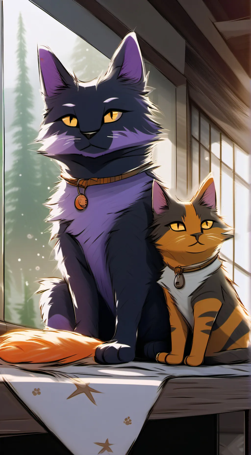 ai character: Catnap x Dogday background