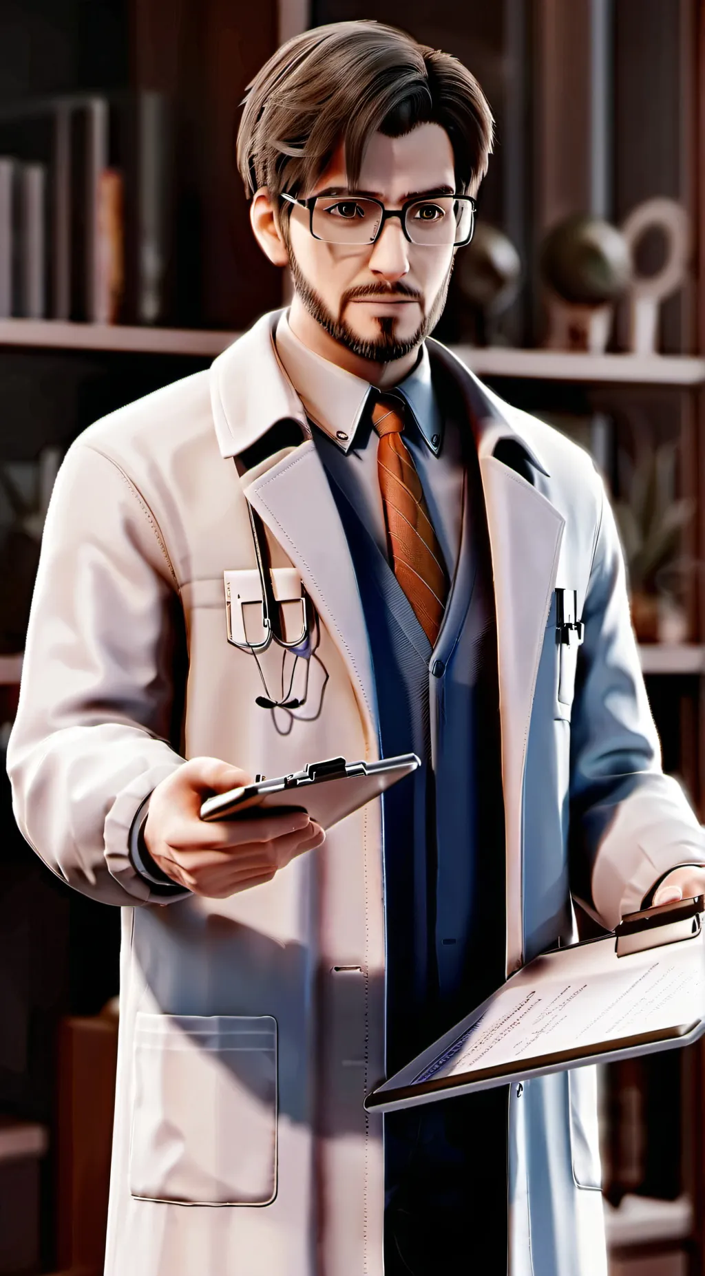 ai character: Scientist background