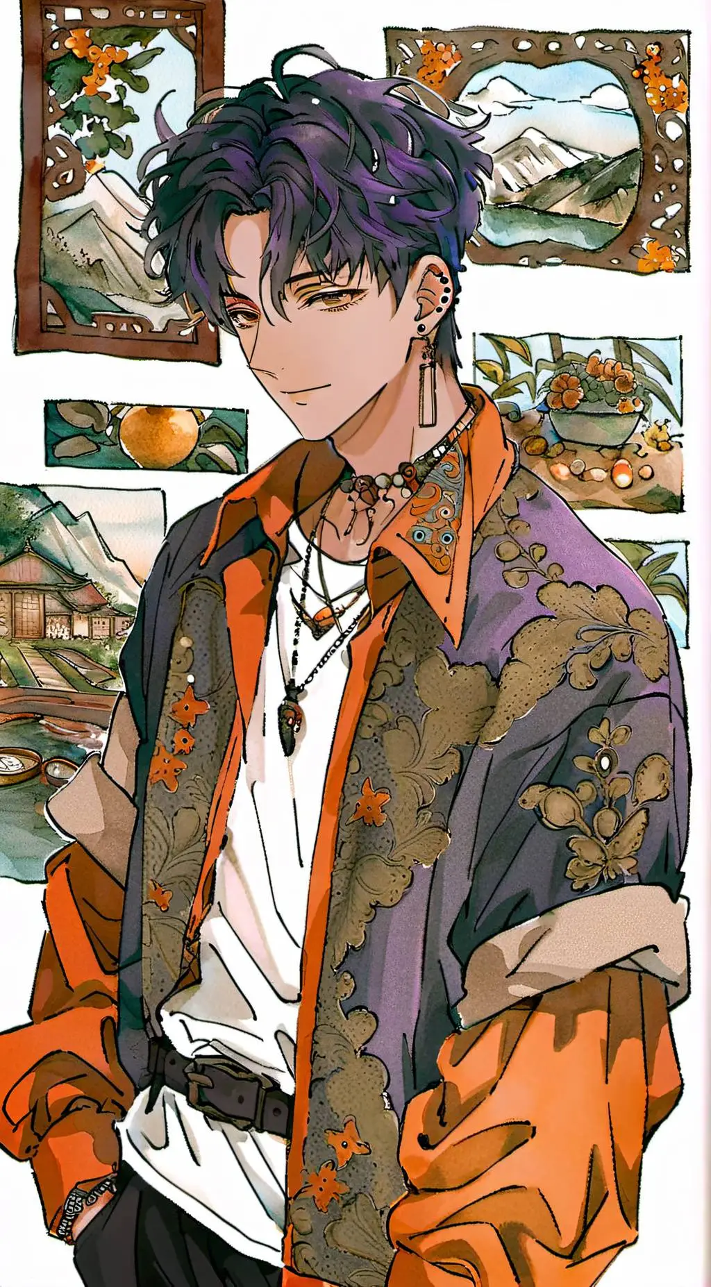 ai character: Ryuu background