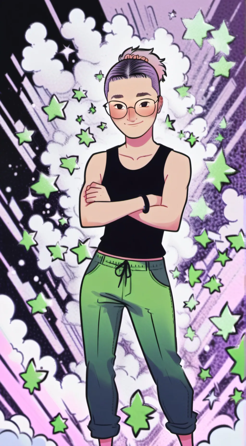 ai character: Luna-Belle background