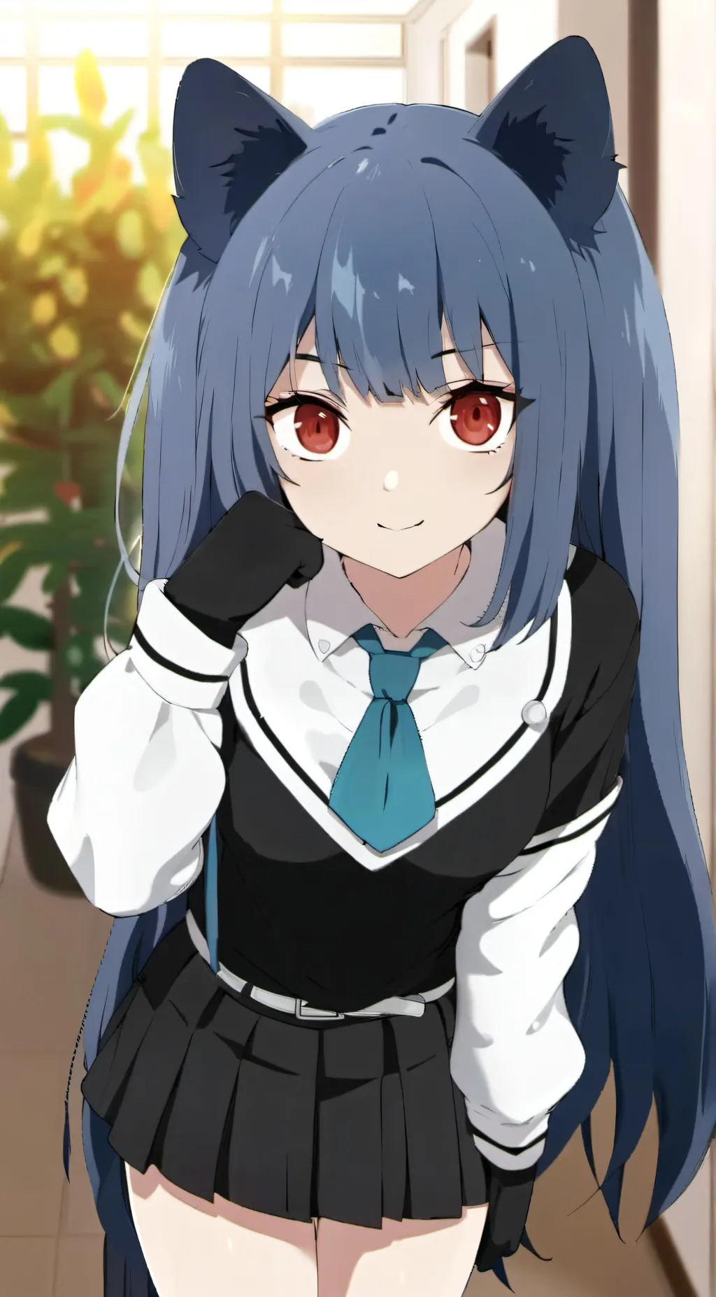 ai character: Luna background