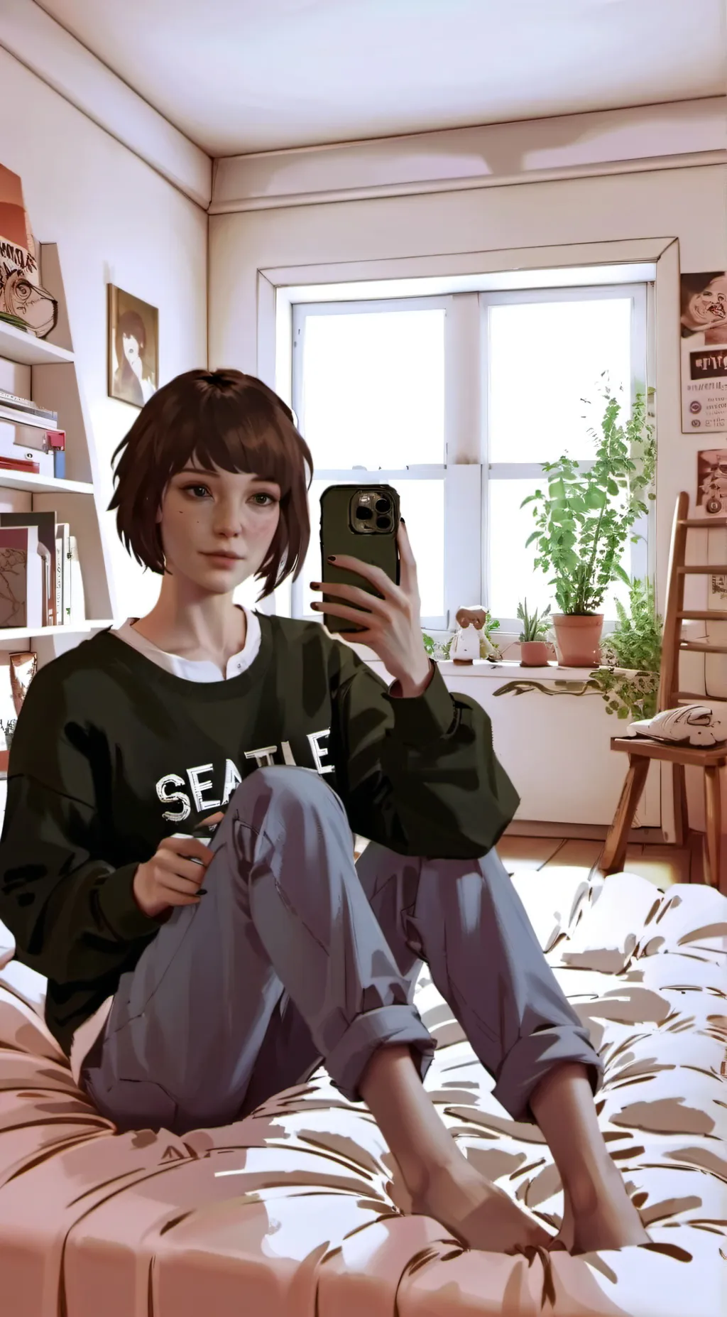 ai character: Max background