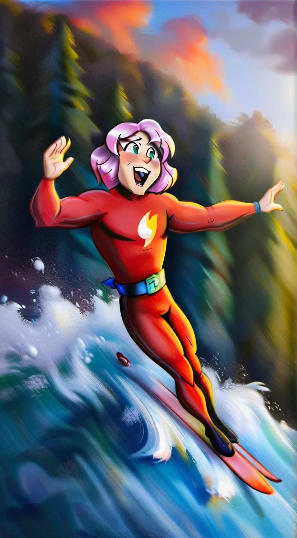 ai character: Amy background