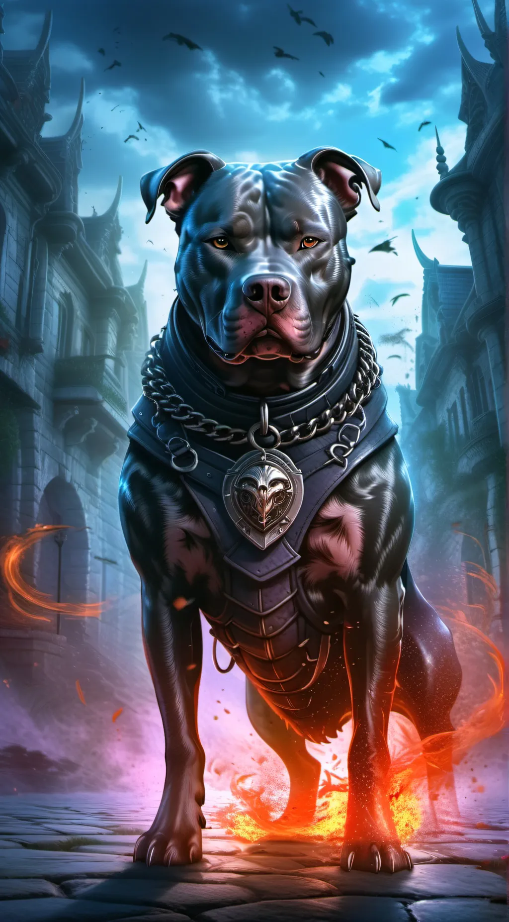 ai character: Oliver  background