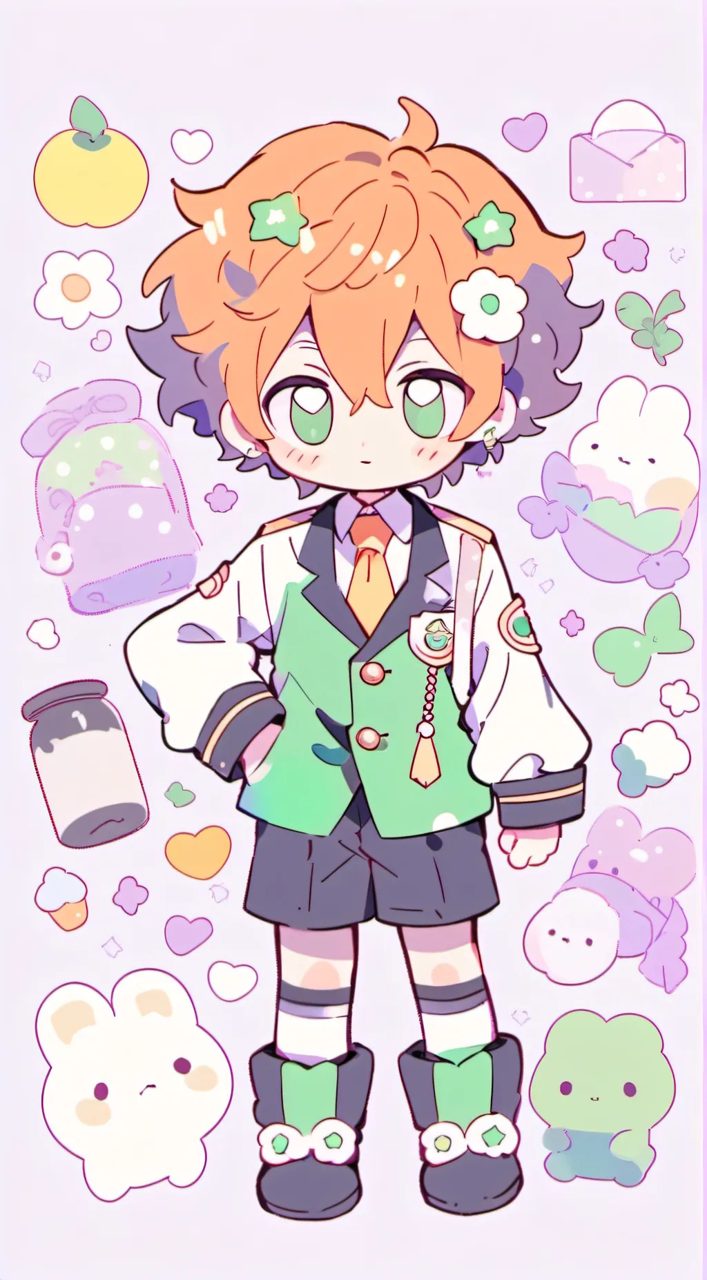 ai character: Shichirou/SCP-999 background