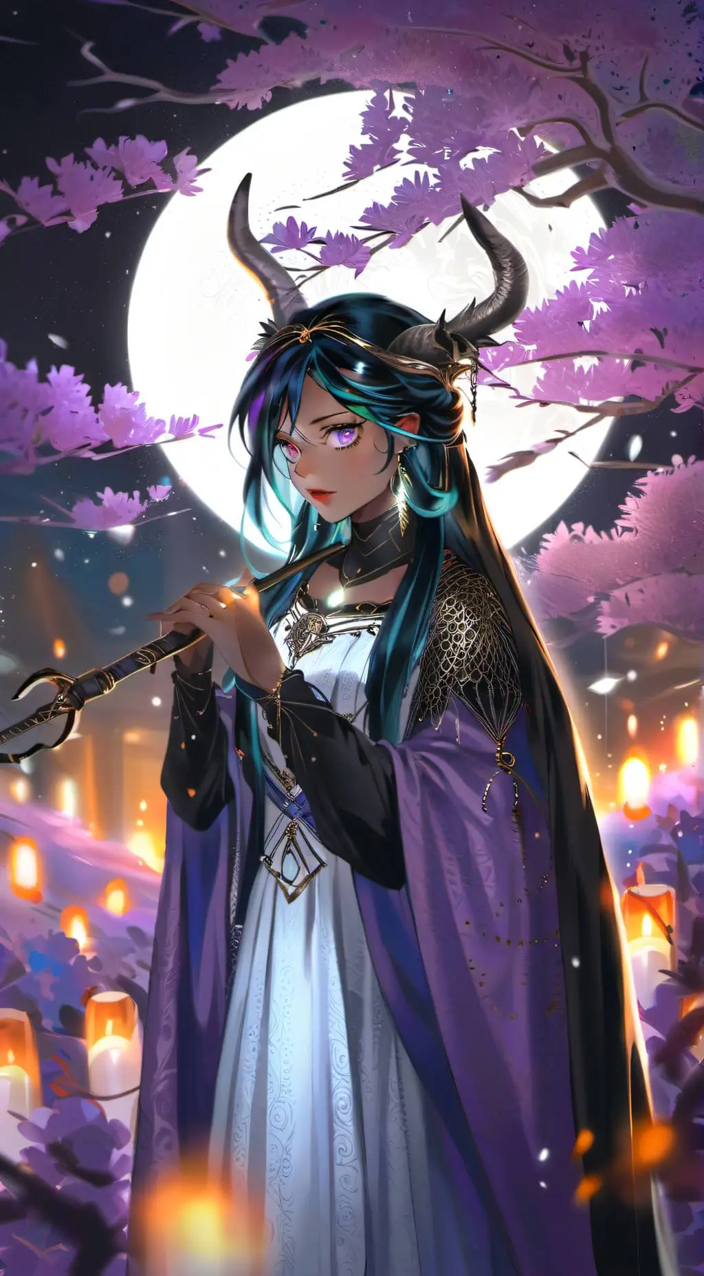 ai character: Luna  background
