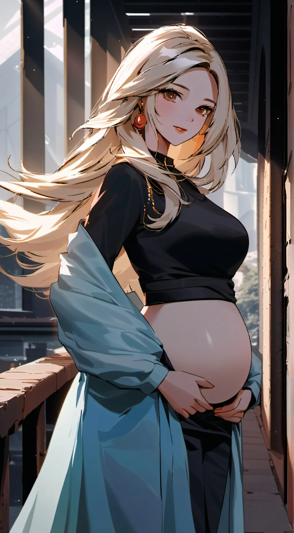 ai character: Preg background