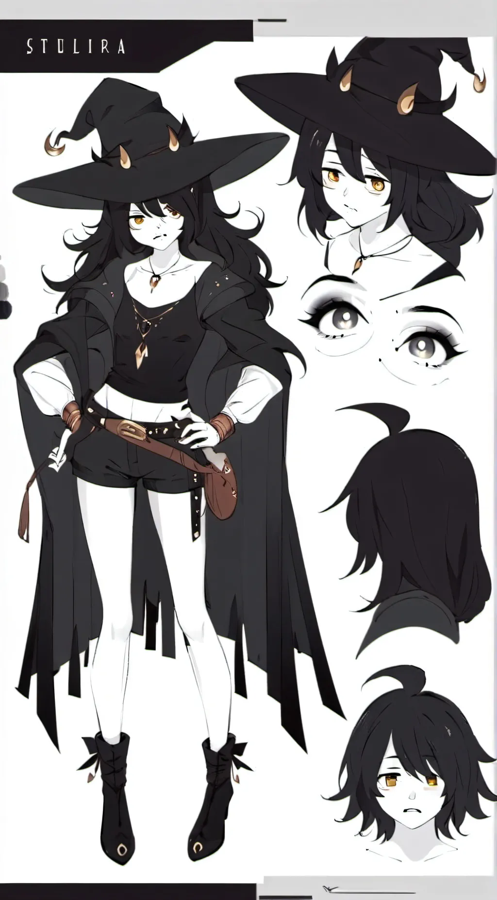 ai character: Witch Girl background