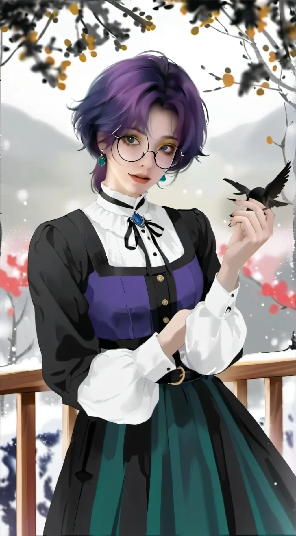 ai character: lunaria background