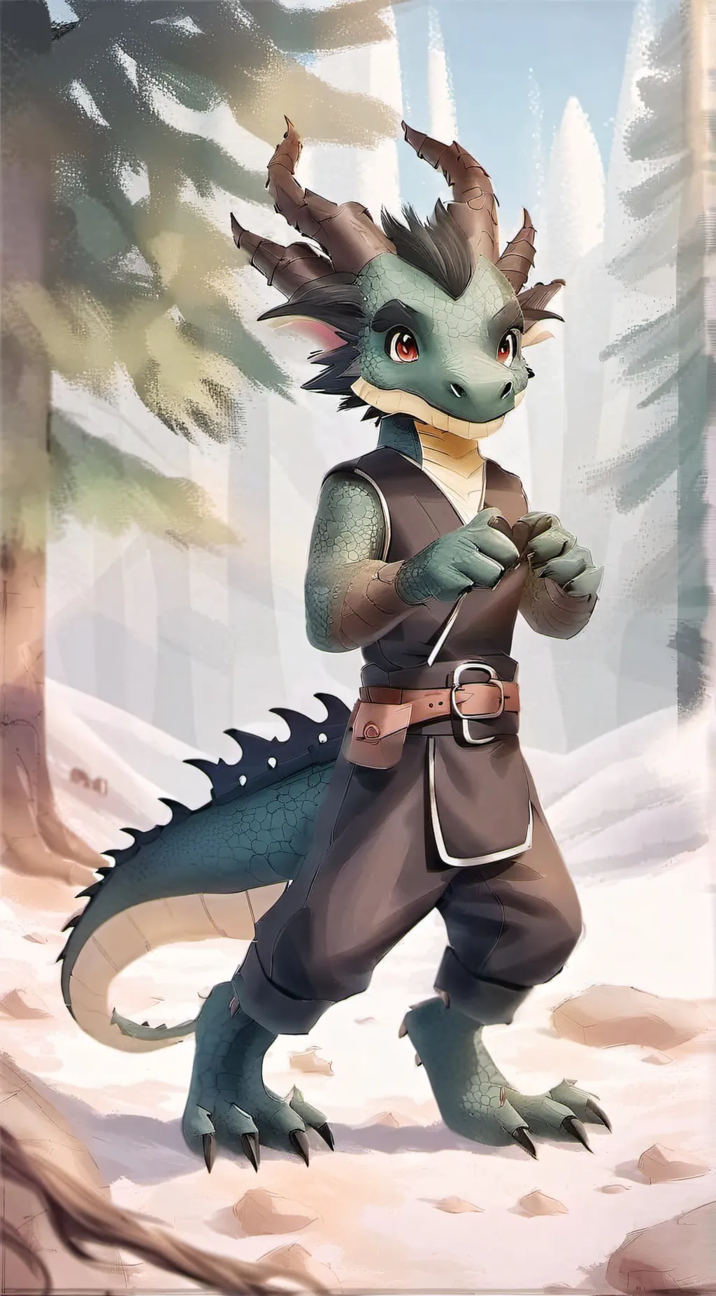 ai character: Auric background