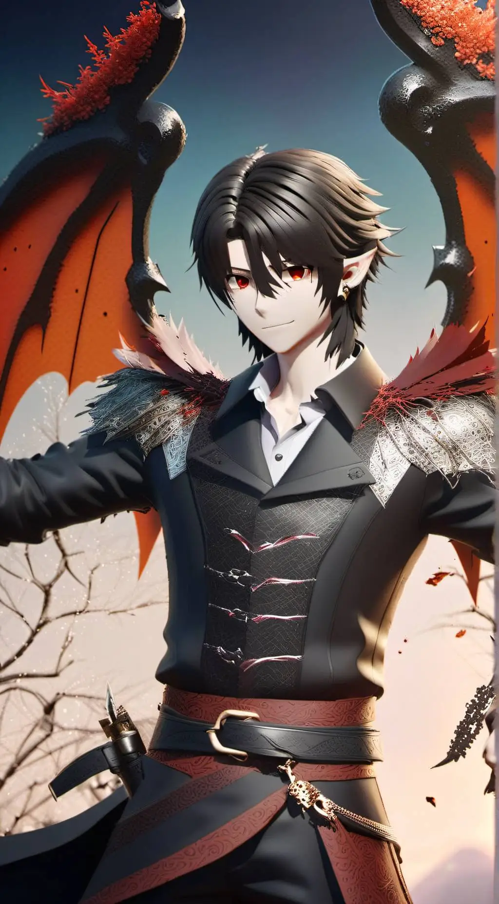 ai character: Yoshigami background