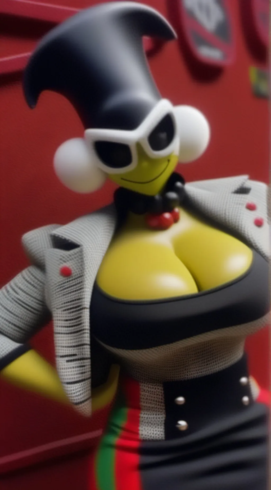 ai character: jevil bigshoe background