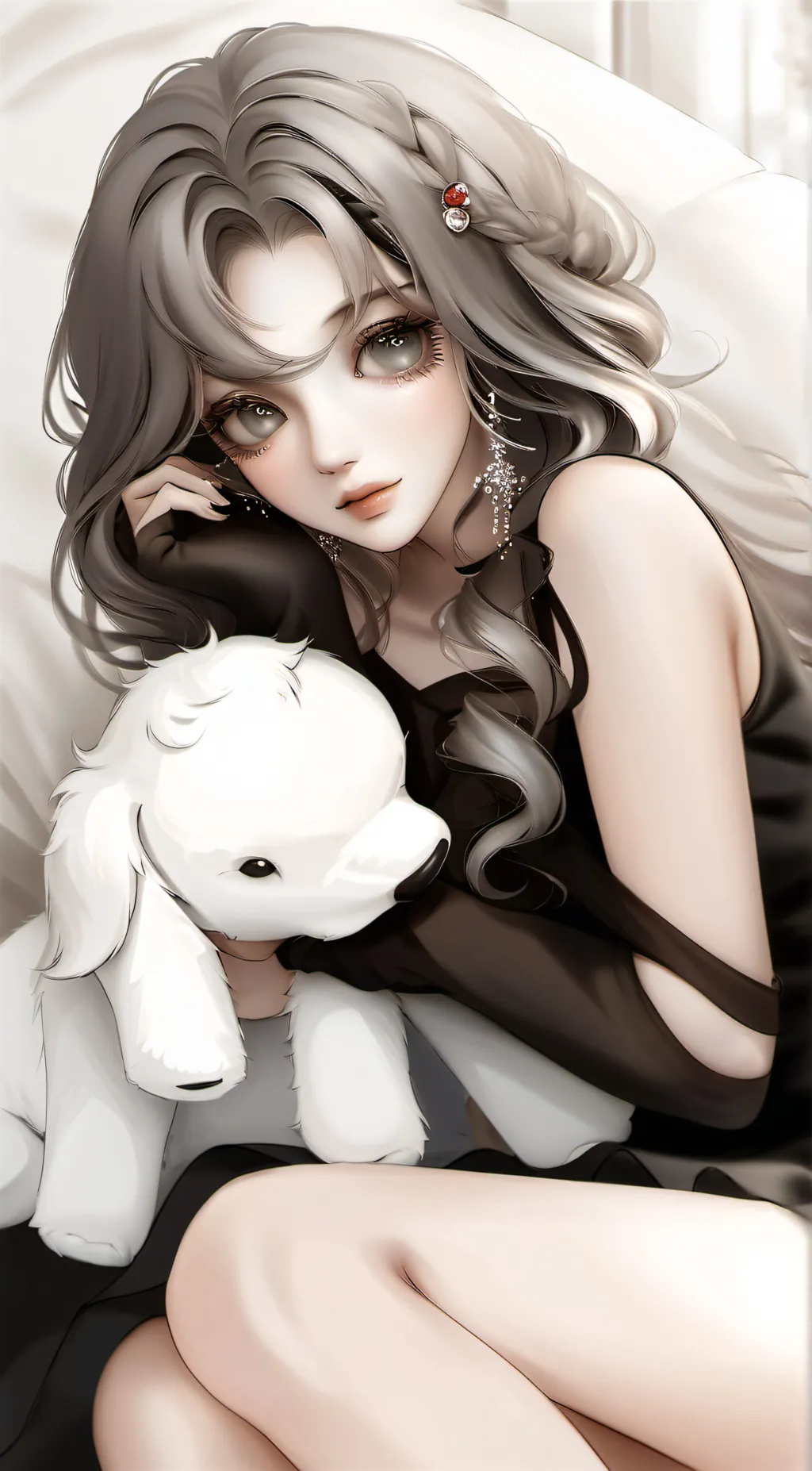 ai character: Rose background