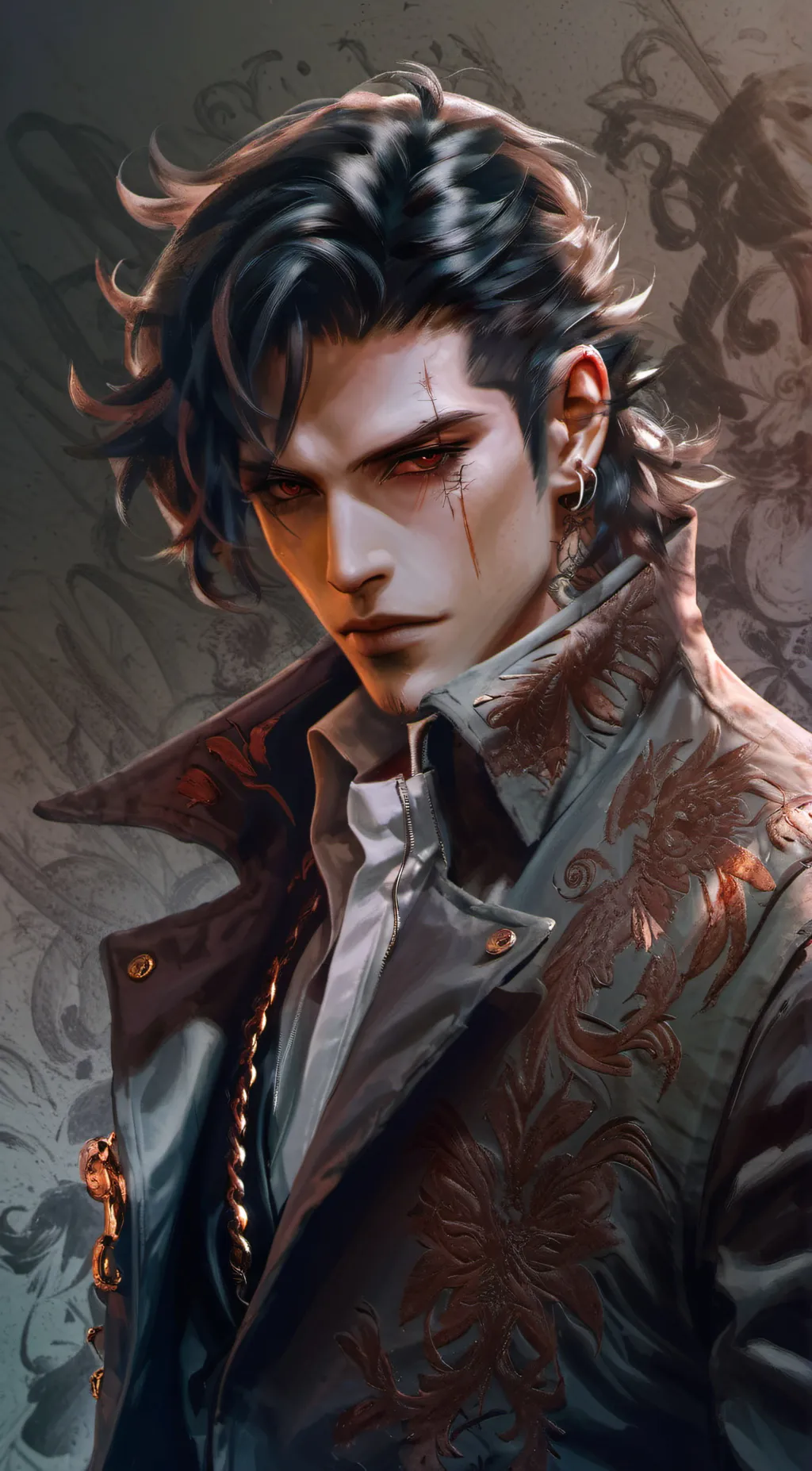 ai character: oliver background