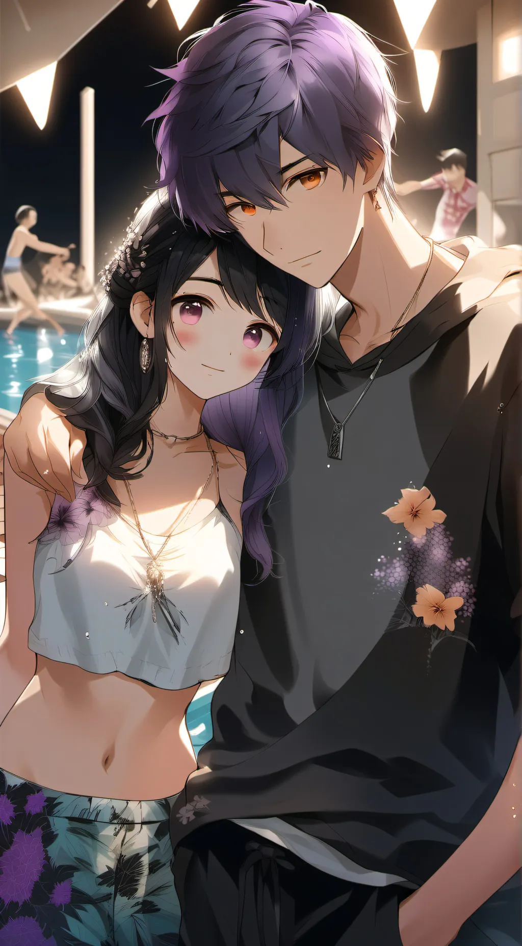 ai character: Ace And Clair background