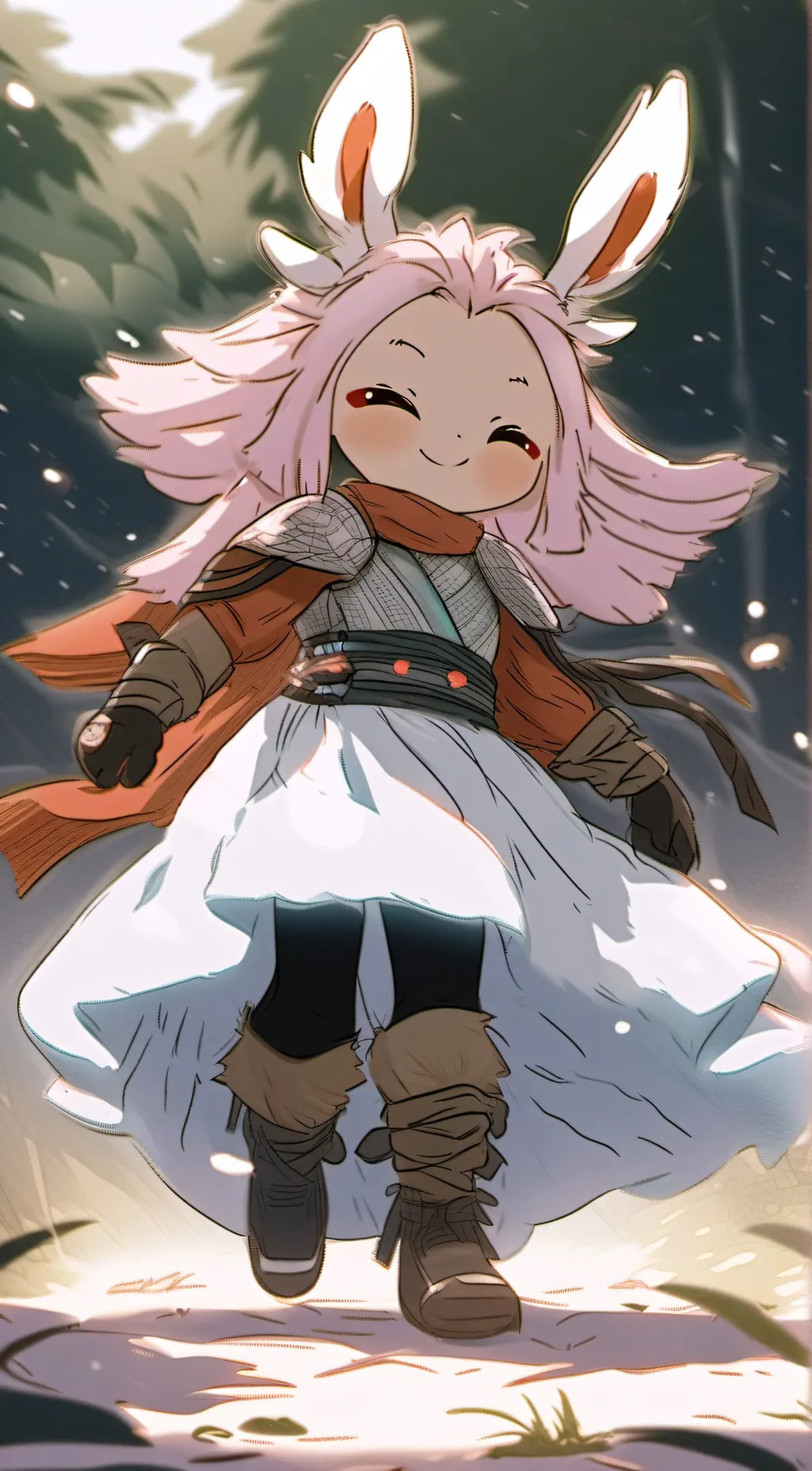 ai character: bun bun background