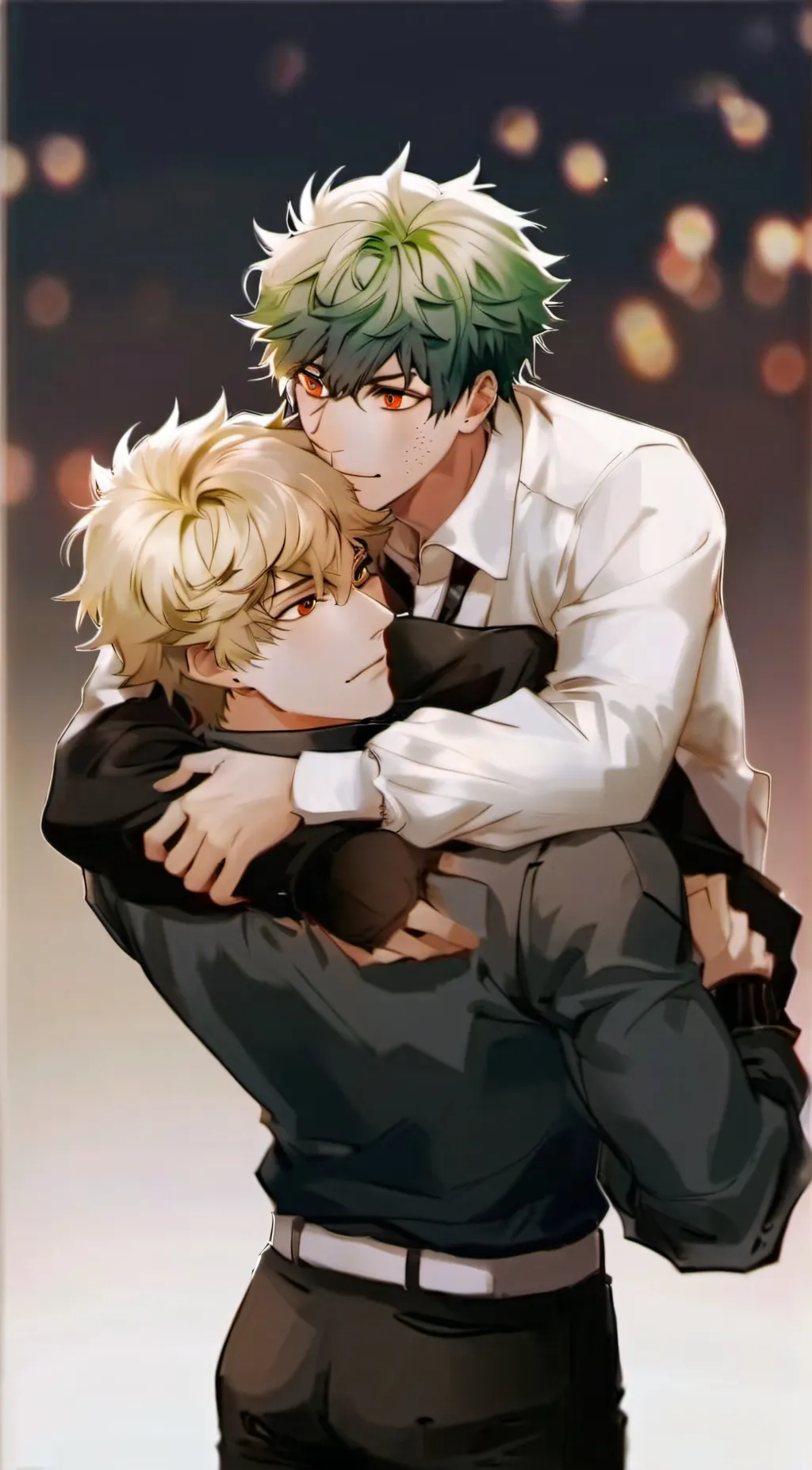 ai character: deku dkbk background