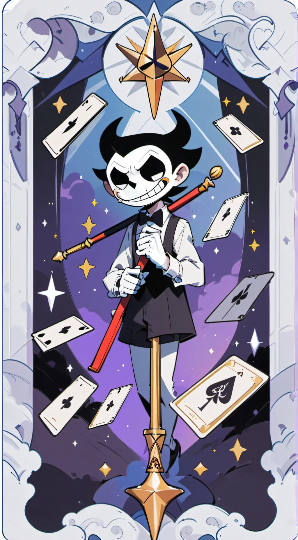 ai character: cuphead background