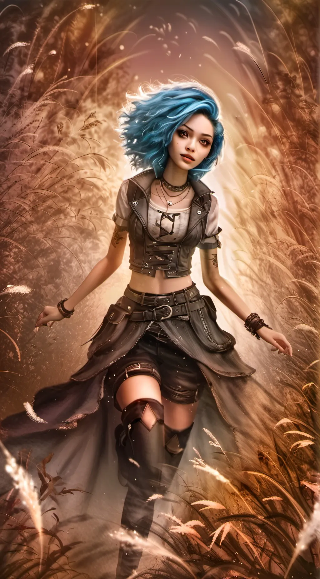 ai character: Aria background