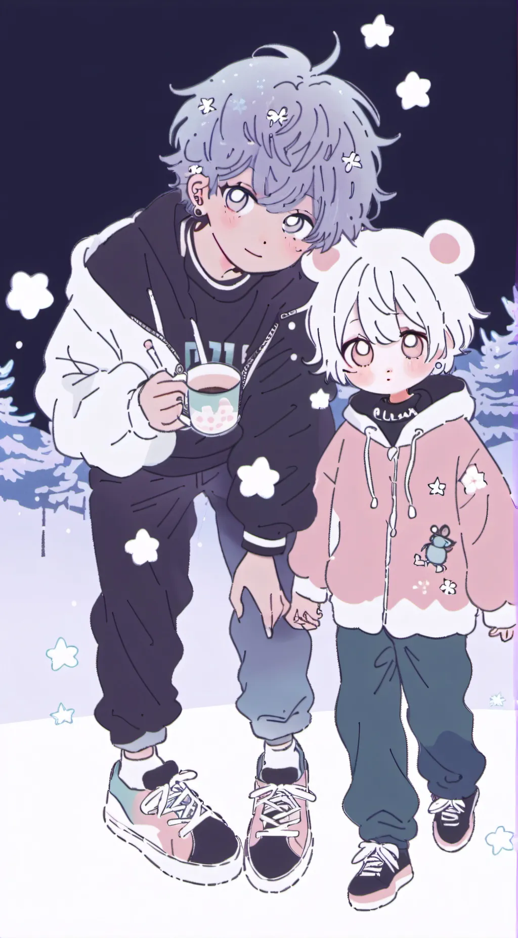 ai character: siblings background