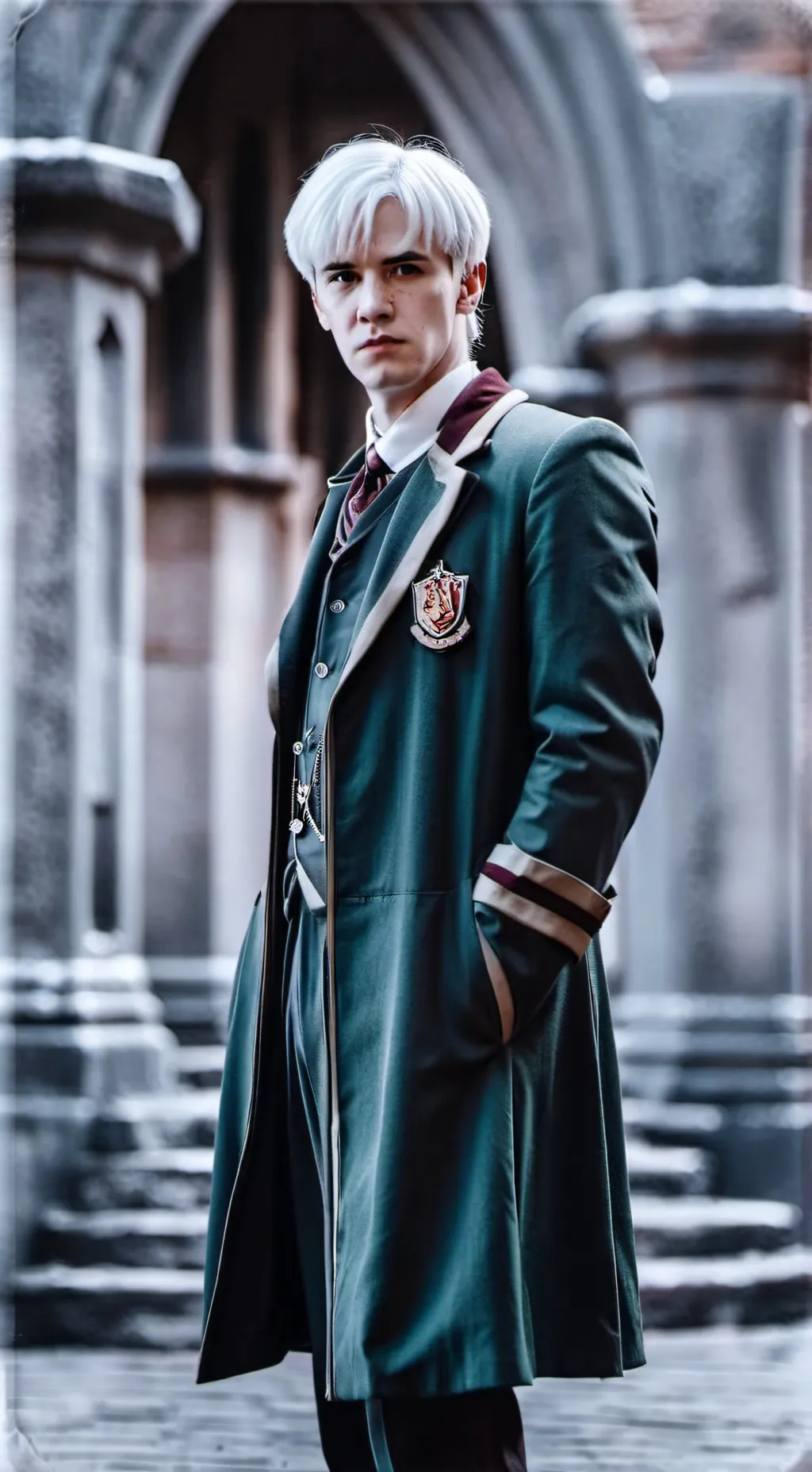 ai character: draco malfoy  background