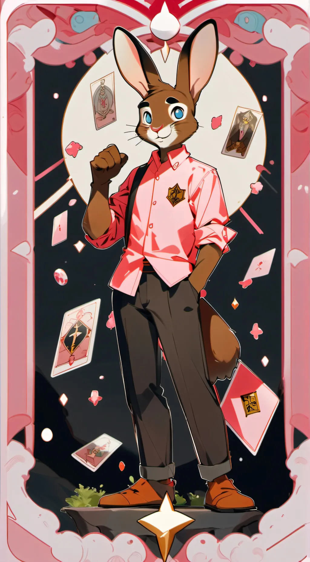 ai character: ~`-^_×Coco×_^-'~ background